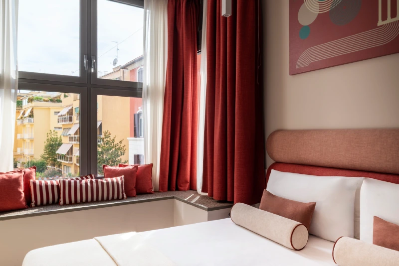 Superior room with double bed and window seat - Parioli Cube Hotel, BZAR hotels in Rome