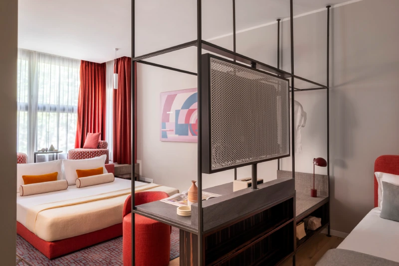 Triple room with double bed, single bed and central desk - Parioli Cube Hotel, BZAR hotels in Rome